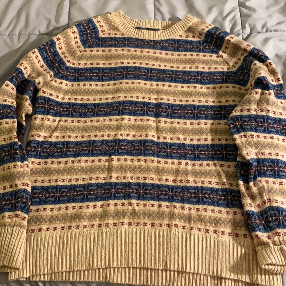 J. Crew Patterned Large Men’s Sweater